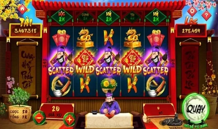 Hướng Dẫn Cách Chơi Nổ Hũ Ông Đồ Tại Nhà Cái BuBet Thành Công 2 Các biểu tượng trong game Nổ Hũ Ông Đồ Tại Nhà Cái BuBet